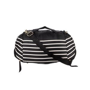 CYNTHIA ROWLEY STRIPED NYLON MINI WEEKENDER BAG